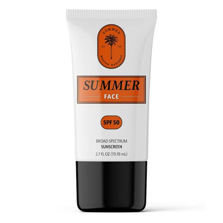 Summer Face SPF 50 invisible daily facial sunscreen gelée — broad-spectrum, no white cast, makeup-friendly